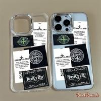 ราคา สำหรับ iPhone 13 12 14 11 16 Pro Max XR X 14 15 7 8 Plus XS MAx เคสโทรศัพท์ใสกรอบโลหะ โลโก้ดาวเทียม แบรนด์ (28293531525)