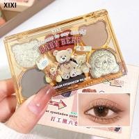 ราคา XIXI อายแชโดว์พกพา 6 สี สีธรรมชาติ ติดทนนาน ละเอียดและสีสวยเข้ม (49651469620)