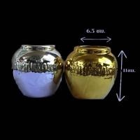 ราคา เครื่องขึ้นศาลพระภูมิ โอ่งเงินโอ่งทอง เนื้อกระเบื้องสีมันแวววาว ควรจะเปลี่ยนน้ำบนหิ้งพระให้ใสสะอาดบริสุทธิ์อยู่เสมอนะคะ (25908040842)