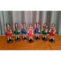 ราคา กุมารและกุมารีงานตกแต่งหน้าตานุ่งผ้าจริงสูง12นิ้วฐานกลมกว้าง10เซนติเมตร (25859968273)