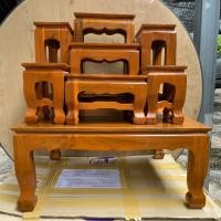 ราคา โต๊ะหมู่บูชาหน้า 5 นิ้ว 7 ชิ้นไม้เนื้อแข็ง (29388487656)