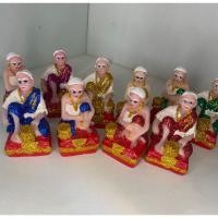 ราคา ตุ๊กตาตายาย เรซินประดับกากเพชร ตุ๊กตาตกแต่งศาลตายาย ตุ๊กตาศาลเจ้าที่ จำหน่ายเป็นคู่สีเดียวกัน (24408039348)