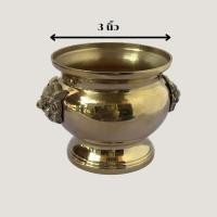 ราคา เครื่องทองเหลือง กระถางธูปทองเหลืองหัวสิงห์ กระถางธูปหัวสิงห์ (24258054582)