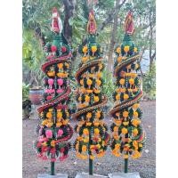 ราคา ส่งฟรี บายศรีหลักแบบพญานาค 7 ชั้นสูง 165 เซนติเมตรรวมฐาน และ บายศรีพญานาค 9 ชั้น สูง 165 (25021641921)