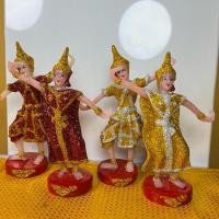 ราคา ตุ๊กตานางรำขนาดกลางวัสดุเรซินประดับกากเพชร (27475142277)