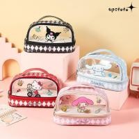 ราคา กระเป๋าปากกา UPSTOTO ดินสอ Pochacco Hello Kitty Cinnamoroll น่ารักกันน้ํา PU โปร่งใสกระเป๋าเครื่องเขียนโรงเรียนอุปกรณ์การเรียน (48651004189)