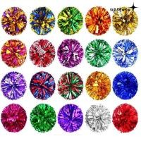ราคา UPSTOTO ลูกบอลเชียร์เชียร์ลีดเดอร์ 1 ชิ้น ที่จับพลาสติก การแข่งขันดอกไม้ อุปกรณ์กีฬาคลับแฟนซี (49751004135)