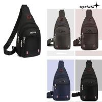 ราคา UPSTOTO กระเป๋าสะพายข้างผู้ชาย ผ้าพอร์ตชาร์จ USB Men Messenger กระเป๋า สี่เหลี่ยมผืนผ้าสีดําสีฟ้าสีเทาสีน้ําตาลกระเป๋าสะพายชาย (45001004014)