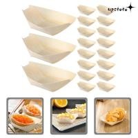 ราคา UPSTOTO จานซูชิ 50 ชิ้น เสิร์ฟอาหาร Multi ขนาดทิ้งไม้รูปเรือ Creative ถาดรูปร่างเรือจานญี่ปุ่นชามไม้เครื่องประดับงานแต่งงาน (40726213914)