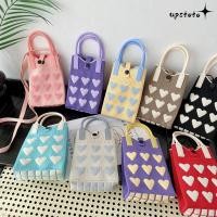 ราคา กระเป๋าถือถัก UPSTOTO มีความจุสูงสำหรับนักเรียนและใช้ได้ดีในการใส่โทรศัพท์ (40726209028)