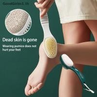ราคา Goodgirlm1 2 in 1 แปรงขัดเท้าเครื่องมือดูแลส้นเท้า Pedicure เครื่องมือแปรงขัด Pedicure เครื่องมือสองด้านเท้าบดหิน TH (26221788066)