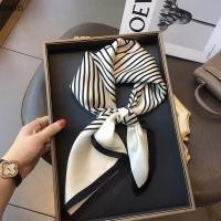 ราคา ผ้าพันคอดีไซน์พิมพ์สแควร์สำหรับผู้หญิง แฟชั่น Hijab ผ้าไหมซาติน มุสลิม Necktie และผ้าคลุมไหล่ Foulard LM1 (41107287477)