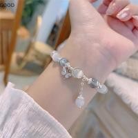 ราคา สร้อยข้อมือและจี้สไตล์เกาหลี ออกแบบเหมือนโอปอล มูนสโตน และคริสตัล สวยงามหรูหรา (28090599342)