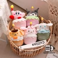 ราคา GoodGirlm1 Sanrio Anime Melody เค้กเทียนส่องสว่างเพลงการ์ตูนLotso Star ตุ๊กตาน่ารักของเล่น Cinnamoroll Pompompurin สาว Surprise ของขวัญ TH (44301495533)