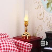 ราคา GoodGirlm1 1 12 Dollhouse Miniature LED โคมไฟตารางโคมไฟเปิด ปิดสวิทช์เฟอร์นิเจอร์รุ่น Living ฉากตกแต่งของเล่น TH (40051410370)