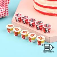 ราคา Goodgirlm1 5 ชิ้น เซ็ต 1 12 Dollhouse Miniature อาหาร Fastfood Mini KFC ครอบครัวถัง Modle ของเล่น TH (26273685937)