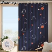 ราคา FDM พร้อมส่ง ผ้าม่านตีนตุ๊กแก ผ้าม่าน กันแสงUV 100 ผ้าม่านกันแสง สไตล์น่ารัก ติดตั้งง่าย (28358044527)