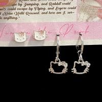 ราคา KFL ต่างหูอนิเมะ Sanrio Hello Kitty สไตล์ฮาราจuku และเกาหลี ของขวัญวันเกิดขายดี (57251158405)