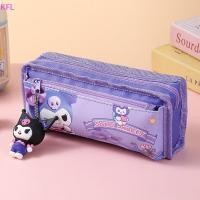 ราคา KFL น่ารัก Sanrio Kawaii My Melody นักเรียนผ้าใบกรณีดินสอ Kuromi Cinnamoroll อะนิเมะการ์ตูนประณีตเครื่องเขียนเก็บกระเป๋าขายร้อน (57101606630)
