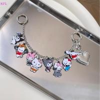 ราคา KFL กระเป๋าเป้สะพายหลังแบบอนิเมะสำหรับผู้หญิง ออกแบบโดย Sanrio Hello Kitty เครื่องประดับ charm สไตล์คาแรกเตอร์ kawaii ของขวัญวันเกิดยอดฮิต (56800927079)