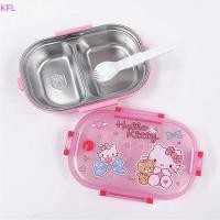ราคา KFL 1 ชุดการ์ตูน Kuromi Melody กล่องอาหารกลางวันน่ารัก Sanrio อะนิเมะ Cinnamoroll Hellokitty Anti Scalding เด็กแบบพกพาแบ่งกล่องอาหารกลางวันของขวัญขายร้อน (54851597048)