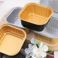 ราคา KFL 10 ชิ้นอลูมิเนียมฟอยล์ Cupcake ถ้วย Non Stick ฟอยล์เบเกอรี่ถ้วย 150ml พุดดิ้งสแควร์ถ้วยขนมหวานงานแต่งงานอุปกรณ์ขายร้อน (53551592368)