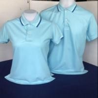 ราคา เสื้อ โปโลคอปก สีฟ้า (2070908925)