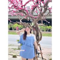 ราคา Chubby Supi เซ็ทเสื้อครอป กางเกงกระโปรง met (24851781816)