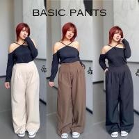 ราคา Chubby Supi Basic Pants กางเกงขายาวเอวสูง เก็บทรงสวย ผ้าบาร์บี้ cc (24325753075)