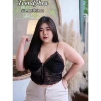 ราคา Chubby Supi เสื้อสายเดี่ยวสาวอวบ แต่งลูกไม้ ซิปทอง Plus Size สายเดี่ยวไซส์ใหญ่ trd (24113520180)