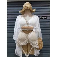 ราคา Chubby Supi สายเดี่ยวไหมพรม ผูกหลัง สาวอวบอ้วน map (22028177773)