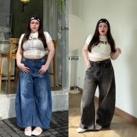 ราคา Chubby Supi BOLLON JEANS กางเกงยีนส์ทรงบอลลูน lin (41873790590)