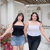 ราคา Chubby Supi POLKA DOTS TOP เกาะอกคล้องคอ ลายจุด fat (40950810825)