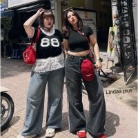 ราคา Chubby Supi BUGGY JEANS รุ่นแถบข้าง lin (40055043242)