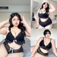 ราคา Chubby Supi ชุดเซ็ตเสื้อใน กางเกงใน เสื้อในเซ็กซี่สาวอวบ เสื้อในสาวอวบ (26114922560)