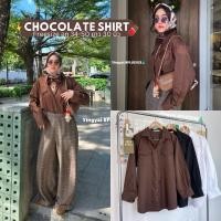 ราคา Chubby Supi เชิ้ต oversize yy เสื้อเชิ้ตสาวอวบ (25391547127)