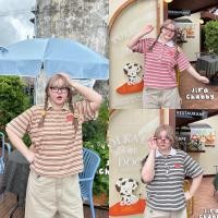 ราคา Chubby Supi เสื้อคอปกลายทาง jira (41361870652)