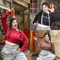 ราคา Chubby Supi WALARAT TOP เสื้อครอปแขนยาว wa (40211936494)
