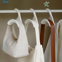 ราคา FAVOR ที่แขวนกระเป๋า ตะขอแขวน ชั้นเก็บของแขวนก้านตู้เสื้อผ้าป้องกันความเสียหาย ตะขอแขวนพลาสติกแบบพกพา ตู้เสื้อผ้า (47901697566)