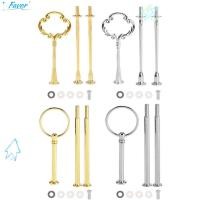 ราคา ฟาเวอร์ ขาตั้งจานเค้ก ขาตั้งเค้กโลหะผสมสังกะสี 3 ชั้น ฮาร์ดแวร์ 2 ชั้นที่วางฮาร์ดแวร์งานแต่งงาน (50850601262)
