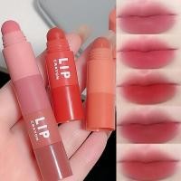 ราคา 4 ชิ้น เซ็ต Matte Lipstick Pen Mini Lipstick Matte Nude Crayon Lipstick กันน้ํา ติดทนนาน Non Stick Cup Lip Gloss Pen Velvet Lip Makeup Cosmetics (28017378756)