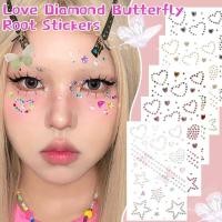 ราคา Glitter คริสตัลผีเสื้อ Face Patch 3D Face Eyes อะคริลิคเพชรสติกเกอร์ Mermaids Rhinestones สติกเกอร์ แต่งหน้า Tattoo สติกเกอร์ DIY Body Art Decals เทศกาลแต่งหน้าเครื่องประดับ (27422935036)