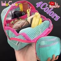 ราคา Beauty กระเป๋าจัดระเบียบอุปกรณ์อาบน้ําสําหรับเดินทาง ที่เก็บของตาข่าย โดปามีน มีหูหิ้ว ตัวเลือก 4 สีสําหรับเครื่องสําอาง ลิ้นชัก การออกแบบตารางไนลอนทนน้ํา (40264689966)