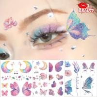 ราคา 3d Shiny Butterfly Tattoo สติกเกอร์ สําหรับเทศกาลดนตรีแต่งหน้า DIY Body Art รอยสักปลอม Glitter Fairy Wings Tattoo กันน้ําชั่วคราว Tattoo สติกเกอร์ Body Art Decor (29567433661)