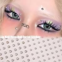 ราคา สติ๊กเกอร์ติดเล็บจมูกเล็บ แหวนจมูกปลอม ไม่เจาะร่างกายปุ่มท้องเครื่องประดับ แหวนริมฝีปากปลอมเล็บ กาวในตัวกันน้ํานํามาใช้ใหม่ ชั่วคราวสักสติกเ (28867038909)