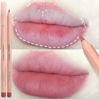 ราคา Matte Pink Lip Liner Pencil Nude Peach Lipstick Lip Contour Lipstick Pen Non Stick Cup Long Lasting Velvet Matte Lipstick Lip Stick Pencil Korean Lip Makeup (27972925481)