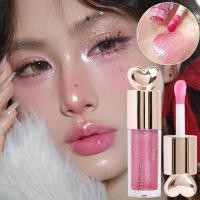 ราคา Mirror Glitter Lip Gloss Crystal Jelly Glitter Lipstick Pink Diamond Lip Oil Shiny Liquid Lip Glaze Water Light Lip Tint Plumping Hydrating ลิปสติกแต่งหน้า (26920476685)