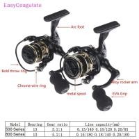 ราคา Eas 500 800 Series EVA Grip รอกตกปลาน้ําหนักเบาพิเศษ 12 1BB อัตราทดเกียร์ความเร็วสูง 5 2 1 Mini Spinning Reel Ate (29589280731)