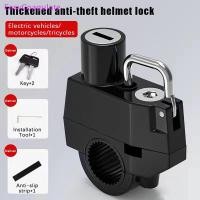ราคา Eas 22 28MM Universal รถจักรยานยนต์หมวกกันน็อคท่อ Clamp Hook ล็อค 2 ปุ่ม ติดตั้งเครื่องมือสําหรับจักรยาน Moto สกู๊ตเตอร์ Anti Theft Padlock Ate (27036176820)