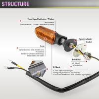 ราคา Eas ไฟเลี้ยวรถจักรยานยนต์ Led ไฟแสดงสถานะไฟแฟลช 12v ไฟเลี้ยว Universal Ate (26488431559)